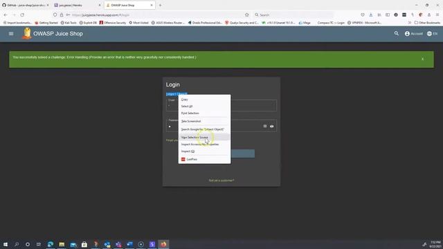Hacking the OWASP Juice Shop Series - Challenge #7 (Error Handling) смотреть онлайн