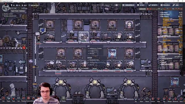 Updating to Occupational Upgrade! 3 Printer Challenge Oxygen Not Included Part 8 смотреть онлайн