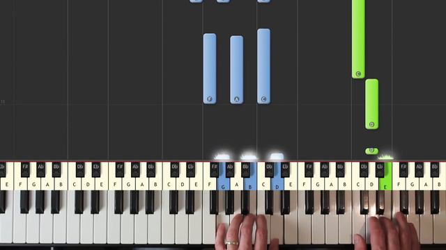 The Beatles - Let it Be - Piano Tutorial Easy SLOW - How To Play (Synthesia) смотреть онлайн