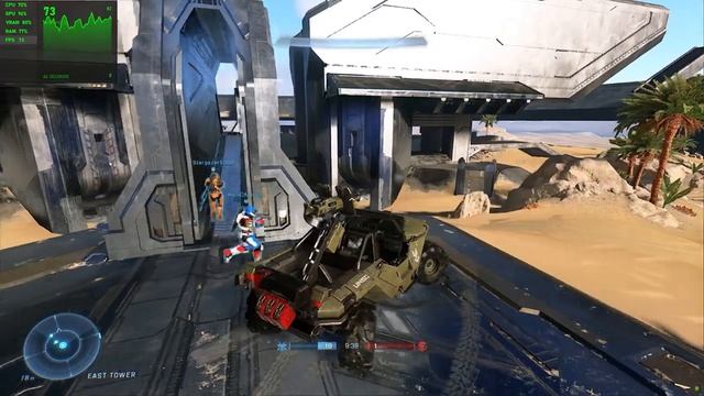 Halo Infinite i7 4790 + GTX 1050Ti Bot Match Performance смотреть онлайн