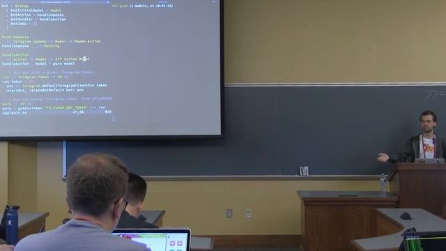 Nikolai Kudasov - Building a Telegram Bot in Haskell (Part 1) - λC 2018 смотреть онлайн
