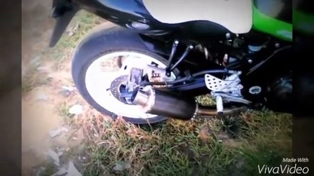 Отсечка на мотоцикле Kawasaki ninja ZX-9R смотреть онлайн