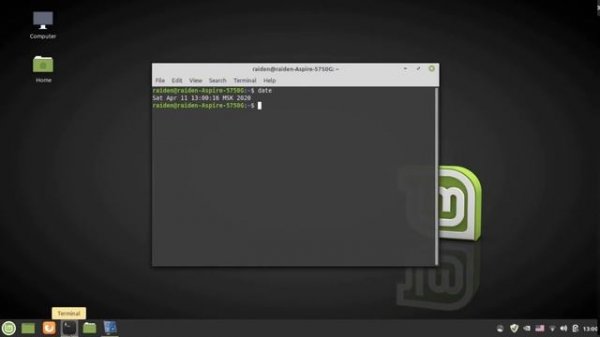 Как посмотреть системную дату в Linux Mint?