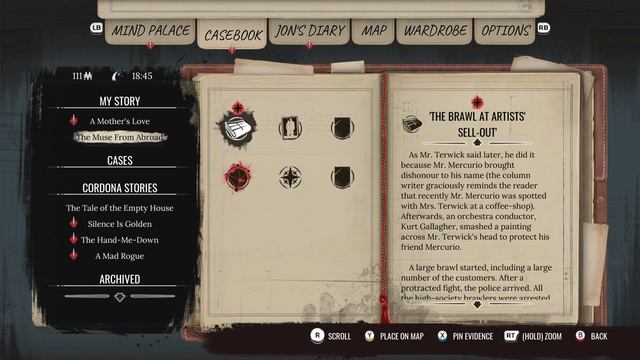 Sherlock Holmes: Chapter One Walkthrough - The Muse From Abroad, Museum, Mercurio’s Apartment