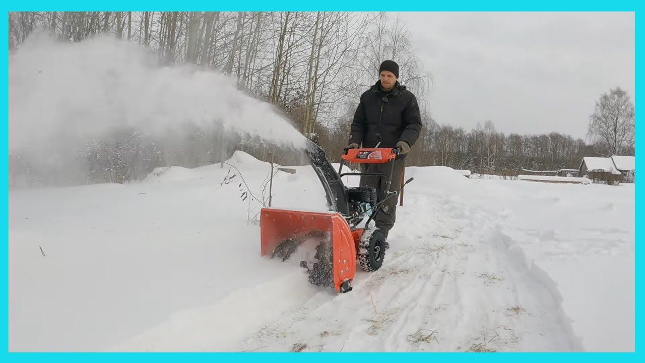 Будет быстрее, легче и проще - запустил снегоуборщик и деревенские будни декабря! смотреть онлайн