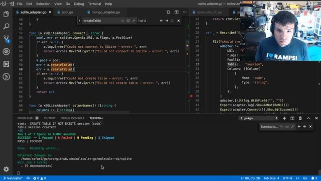 Live Coding - Moleculer Go - SQLite db adapter #golang #microservices #livecoding #sqlite смотреть онлайн