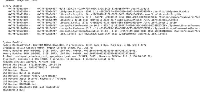 Apple: Updated Mid-2009 MacBook Pro To Mavericks, Now It Shuts Down While Not In Use
