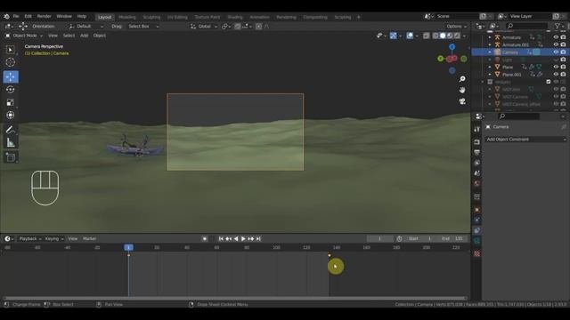 BLENDER 2.93 Привязываю Каннибалов на каноэ к морю.mp4
