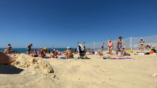 Адлер. Песочный пляж ?? Sandy beach in Adler смотреть онлайн