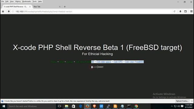 Demo X-code PHP Shell for FreeBSD (Support reverse shell), PHP Shell ini didemokan di FreeBSD 14 смотреть онлайн