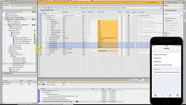 Gorilla Application: Introduction to the PLC interface with the TIA Portal смотреть онлайн