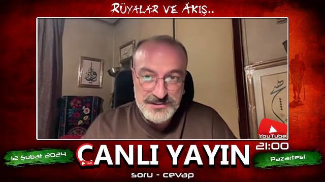 Rüyalar ve Akış // Tasavvuf Üzerine Canlı Yayın (12 Şubat 2024) смотреть онлайн