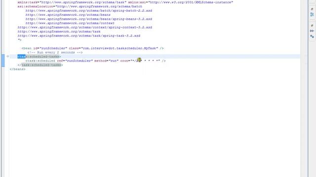 SPRING TASK SCHEDULER ECLIPSE DEMO смотреть онлайн
