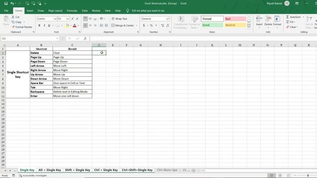 16- Excel Shortcuts Using Ctrl + Shift + Single Keys in Excel | ENHANCE Your Excel Skills | BeLookU смотреть онлайн