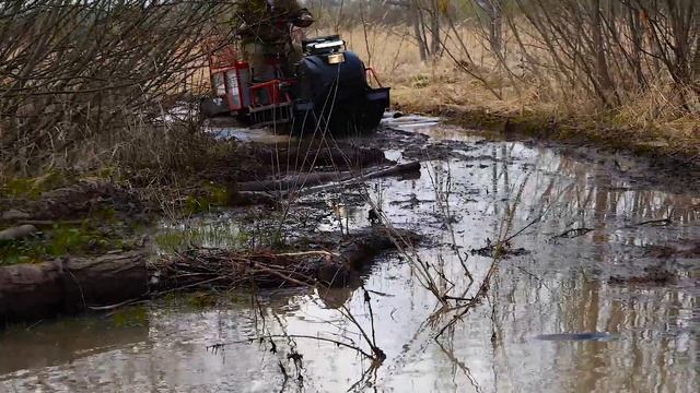 Мотобуксировщик Бурлак-М Экспедитор тест драйв (часть 2) смотреть онлайн