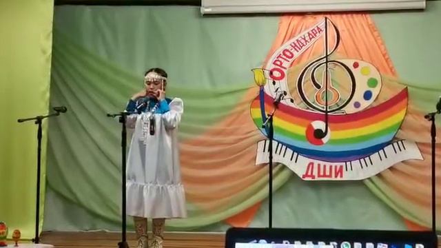 Кугданова Аина - участница акции "Единый день фольклора" смотреть онлайн