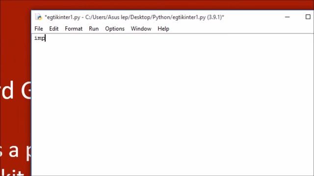 Python Tutorials in Hindi, GUI Application in Python,Creating Desktop Applications, Tkinter,Tk() смотреть онлайн