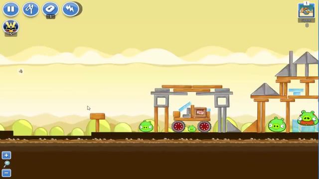 Мультик Игра для детей Энгри Бердс. Прохождение игры Angry Birds [14] серия смотреть онлайн