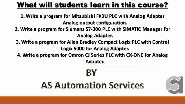 Mitsubishi FX3U Analog Programming With PLC