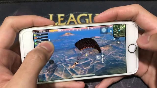 iPhone 6 Test Game PUBG Moible RAM 1GB | Apple A8 смотреть онлайн