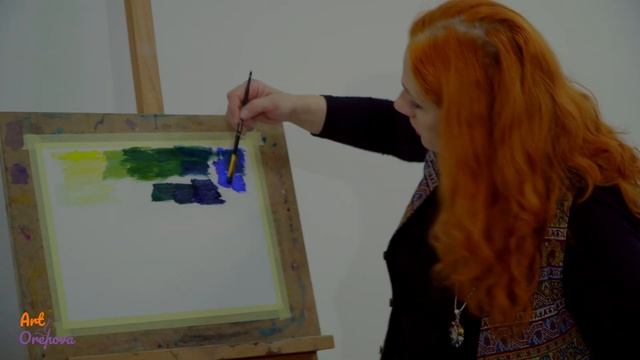 Основы колористики. Теория цвета в живописи маслом для новичков | Цветоведение и основные цвета. смотреть онлайн