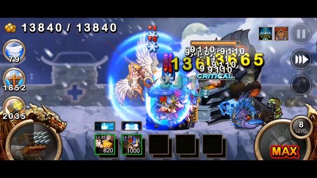 Finally Win Boss Chapter 9 With Dragon Storm Sword - New Skill | Kingdom Wars смотреть онлайн