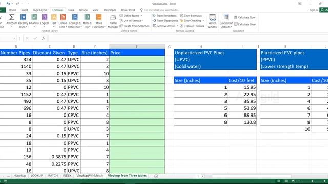How to do Vlookup with Multiple Tables | How to do Vlookup with 3 Tables | Excel Tutorial смотреть онлайн
