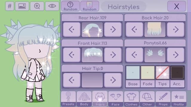 5 идей для причесок Gacha Life/ гача лайф by:Anhelina_live смотреть онлайн