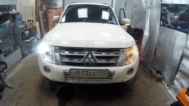 Pajero 4 - Линзы Koito + Probright смотреть онлайн