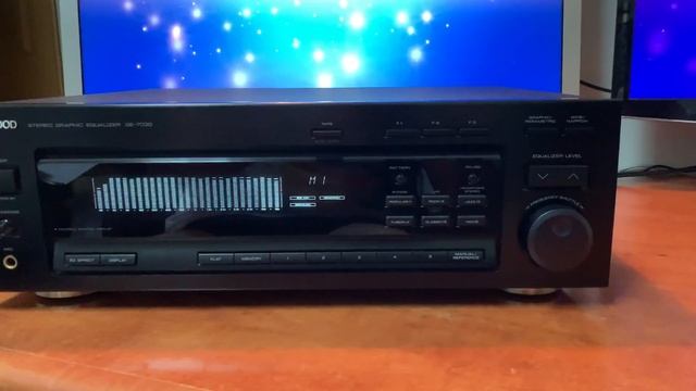 KENWOOD GE-7030 Stereo Digital Equalizer Demonstration смотреть онлайн