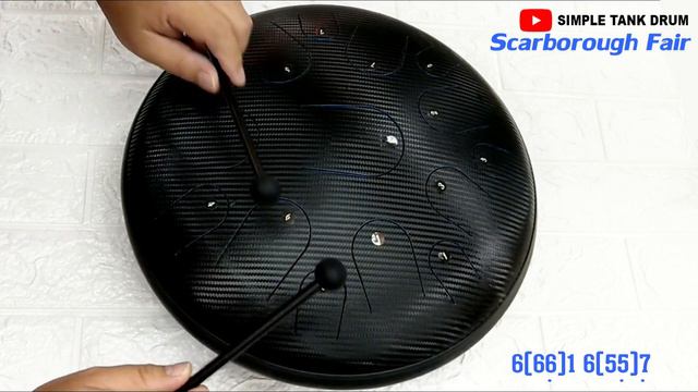 Scarborough Fair - Simple Tank Drum Cover with Tabs смотреть онлайн