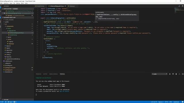 ReactJS Course - #15 - Form Validation 3 - Arabic عربي смотреть онлайн