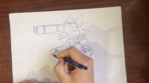 Как нарисовать танк ТАНКОЗИЛА из Мультики про Танки #homeanimations #gerand #cartoon