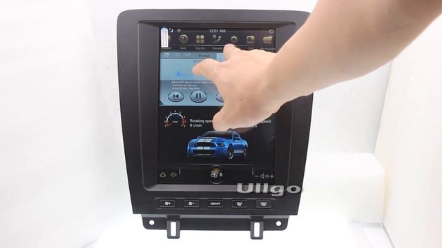 Tesla Style Android Car Stereo GPS for Ford Mustang 2010-2013 Autoradio GPS Car Head Unit смотреть онлайн
