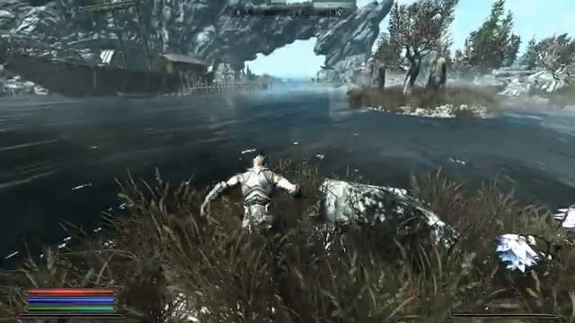 Skyrim - Strange sky reflection problem. смотреть онлайн