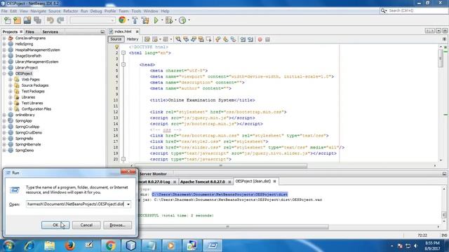 How to generate war file in Netbeans смотреть онлайн