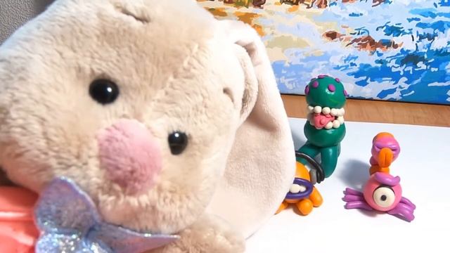 Обзор коллекции залипак пришельцы из легкого пластилина Hey Clay/Видео лепка смотреть онлайн
