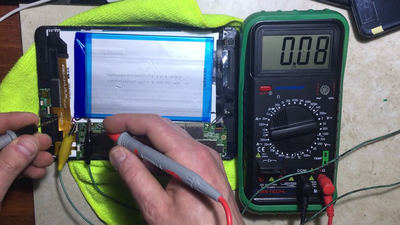 Планшет не включается, не заряжается. Как раскачать АКБ смотреть онлайн