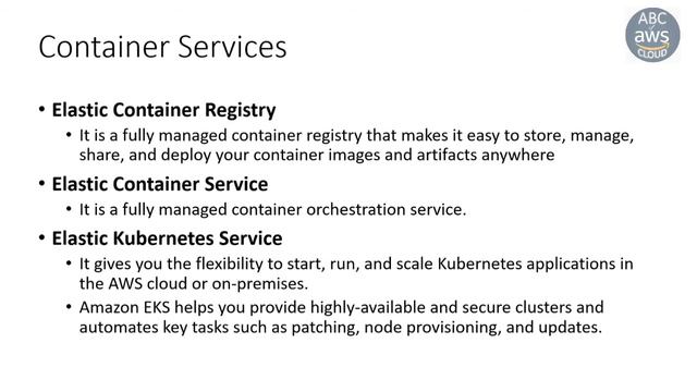 AWS Services | AWS Application Services | AWS Container Services | AWS Elastic Services | AWS QnA смотреть онлайн
