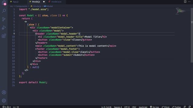 React Modal Tutorial using Hooks and Portals from scratch ? смотреть онлайн