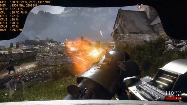 Battlefield 1 Ultra. GTX 960 4gb, i5 4690 3.9Ghz смотреть онлайн