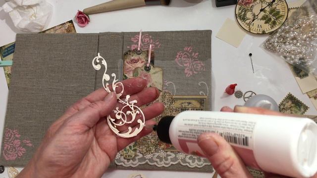 Mixed Media Journal cover~Craft with me смотреть онлайн