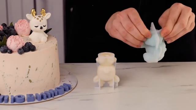 Молд силиконовый "Медведь 3D" смотреть онлайн
