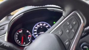 Открытие скрытых вкладок на приборной панели Шевроле Малибу