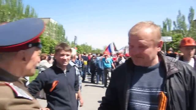 Марш шахтёров Донбасса за Референдум ДНР 07-05-2014 смотреть онлайн