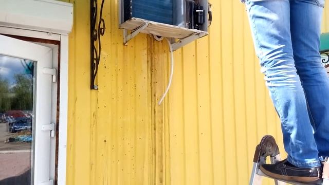 Мойка наружного блока кондиционера смотреть онлайн
