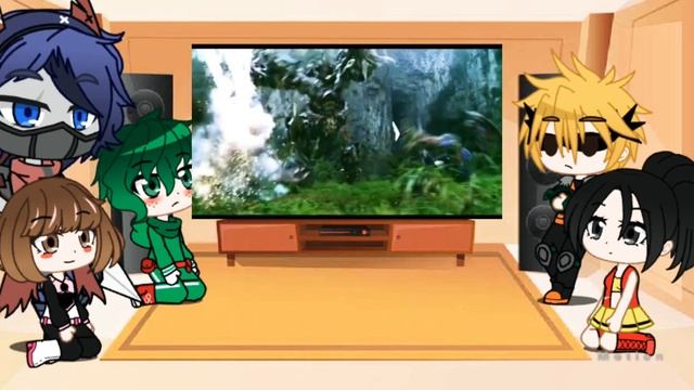 bnha reaccionan a Transformers optimus vs grimlocks смотреть онлайн