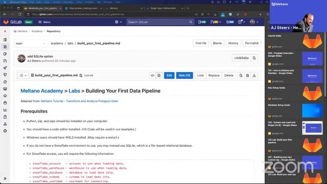 Extract and Load with Singer and Meltano смотреть онлайн