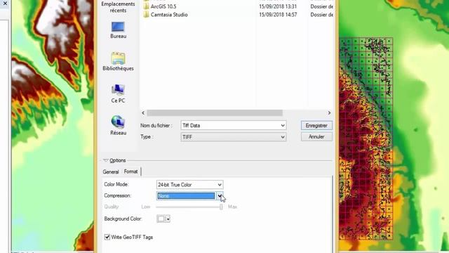 how to export georeferenced map Geotiff from ArcGIS смотреть онлайн