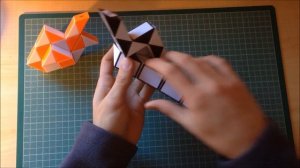 Фигуры из змейки Рубика:Золотая рыбка(#12)HD